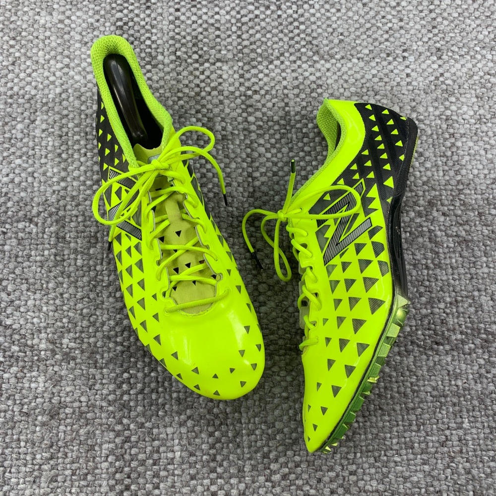 New Balance SD400v3 Track Spikes Mens 13 Neon Yellow MSD400YB Sprint Cleats